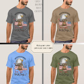 アメリカの鷲と自由 私たちは人民 250年 Tシャツ