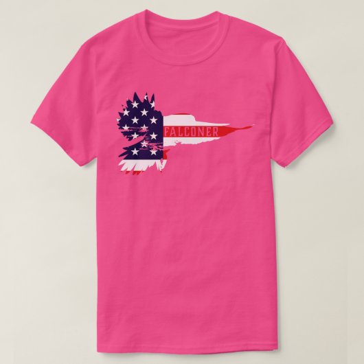 アメリカの鷹匠 Tシャツ (デザイン正面)