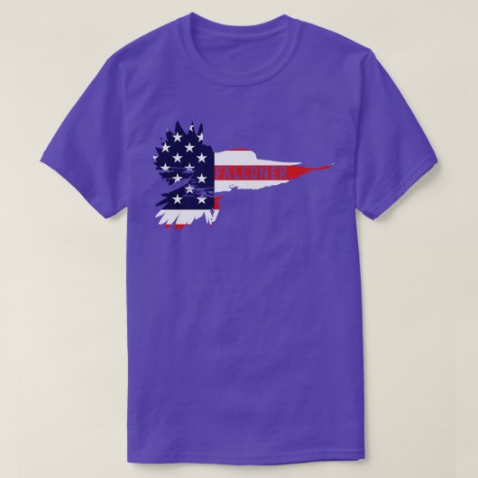 アメリカの鷹匠 Tシャツ (デザイン正面)