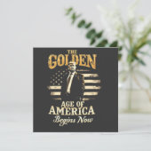 アメリカの黄金時代が今始まる トランプ4年目 招待状 (スタンド正面)