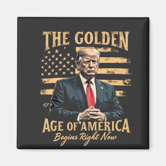 アメリカの黄金時代が今始まる マグネット (正面)