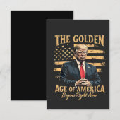 アメリカの黄金時代が今始まる 招待状 (正面/裏面)