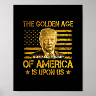 アメリカの黄金時代が到来 Funny Trump G ポスター