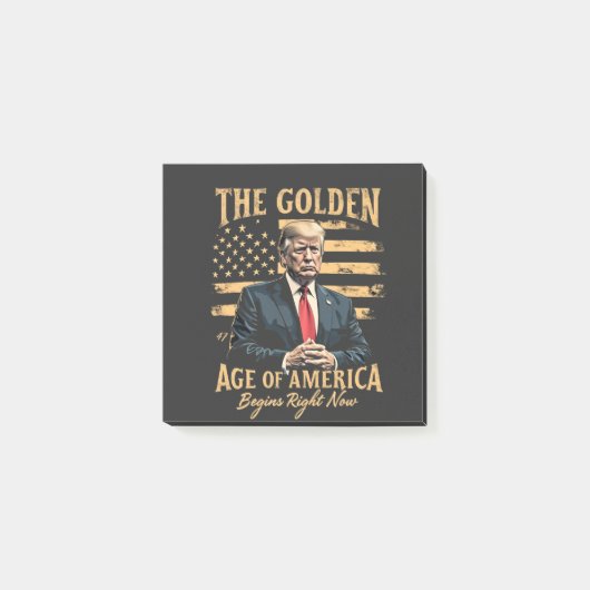アメリカの黄金時代が始まる ポストイット (正面)