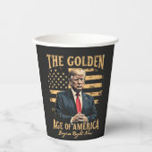 アメリカの黄金時代が始まる 紙コップ (正面)