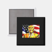 アメリカの黄金時代のための時間 トランプ マグネット (正面/裏面)