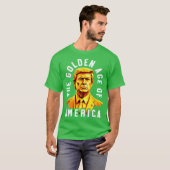 アメリカの黄金時代 トランプ Tシャツ (正面フル)