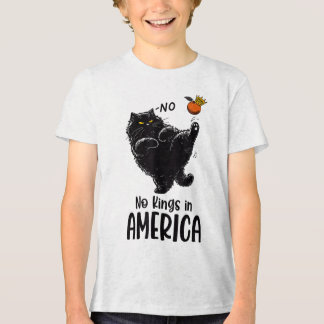 アメリカの黒猫の王たちピープル・ポリティ トライブレンドＴシャツ