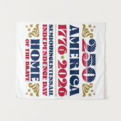 アメリカの1500周年を迎える愛国的なテーペストリー タペストリー (正面(横))