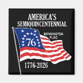 アメリカの1776年~2026年アメリカ250年 マグネット (正面)