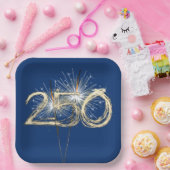 アメリカの250歳の誕生日パーティースパーカーラー ペーパープレート (パーティー)