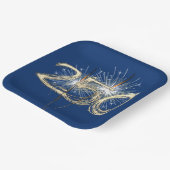 アメリカの250歳の誕生日パーティースパーカーラー ペーパープレート (傾斜あり)