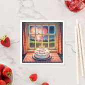 アメリカの250歳の誕生日パーティー スタンダードカクテルナプキン (インサイチュ)