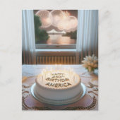 アメリカの250歳の誕生日パーティー ポストカード (正面)