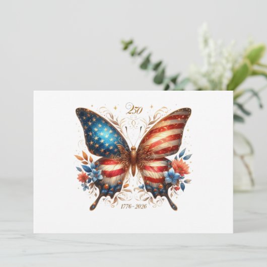 アメリカの250歳の誕生日 1776 2026 招待状 (スタンド正面)