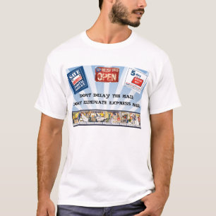 アメリカの5日間郵便を救って下さい Tシャツ
