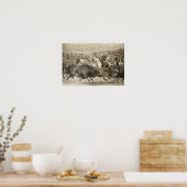 アメリカの「ワイルドウェスト素晴らし」 ポスター (キッチン)