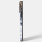 アメリカの（犬）スタッフォードがそれを雪のクリスマスに許す Case-Mate iPhoneケース (裏面 / 左)