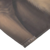 アメリカの（犬）スタッフォードとサンタクロースのクリスマス テーブルクロス (アングル)