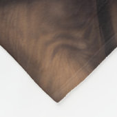 アメリカの（犬）スタッフォードとサンタクロースのクリスマス フリースブランケット (角)