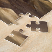 アメリカの（犬）スタッフォードオンビーチ、夏の贈り物 ジグソーパズル (側面)