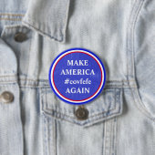 アメリカの#covfefeの切札のさえずりボタンを再度作って下さい 缶バッジ (インサイチュ)