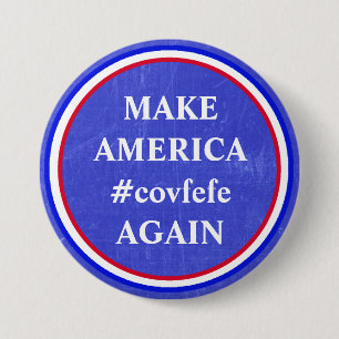 アメリカの#covfefeの切札のさえずりボタンを再度作って下さい 缶バッジ