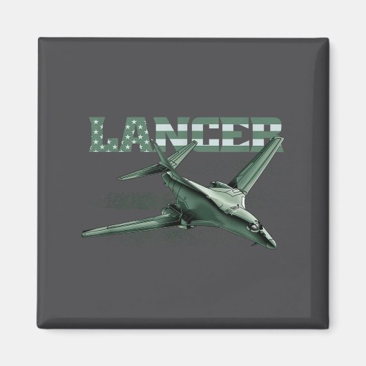 アメリカのB1ランチャー軍用ジェット爆撃機 マグネット (正面)