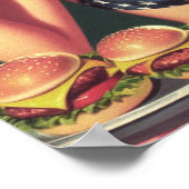 アメリカのBBQピンアップ ポスター (角)