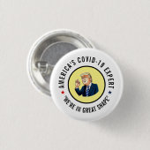 アメリカのCovid-19専門家 缶バッジ (正面&裏面)