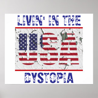 アメリカのDystopiaポスターのLivin' ポスター