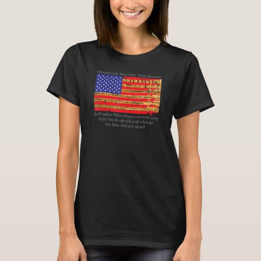 アメリカのFl準自動小銃 Tシャツ (正面)