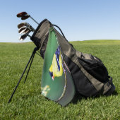 アメリカのGoldfinchのゴルフタオル ゴルフタオル (グリーン)