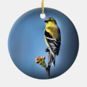 アメリカのGoldfinch セラミックオーナメント (裏面)