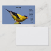 アメリカのGoldfinch 名刺 (正面/裏面)