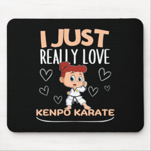 アメリカのKenpo Girl Coach I Just Really Love Kenpo マウスパッド