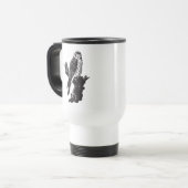 アメリカのKestrelのスケッチ トラベルマグ (正面左)