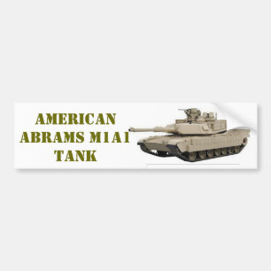 アメリカのM1A1エイブラムス戦車 バンパーステッカー