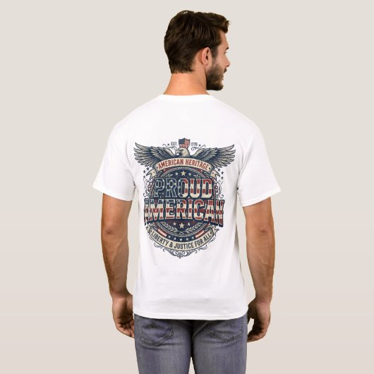 アメリカのTシャツ Tシャツ (裏面フル)