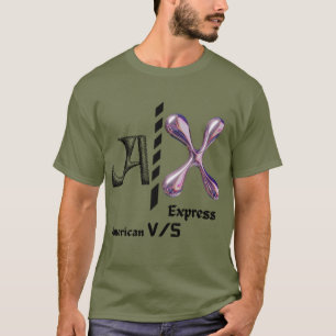 アメリカのV/S表現文はっきりした-トレンディー図 Tシャツ