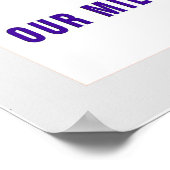 アメリカはあなたを暗くさせる ポスター (角)