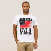 アメリカはそれを愛し離れている!Tシャツ Tシャツ (正面フル)
