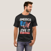 アメリカはそれを愛する与えか戻る先住民アメリカ Tシャツ (正面フル)