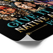 アメリカはそれを愛する与えか、またはバック先住民アメリカ40 ポスター (角)