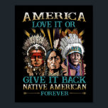 アメリカはそれを愛する与えか、またはバック先住民アメリカ40 ポスター<br><div class="desc">アメリカ，ラブ，イット，または，与え，イット，バック，先住民，アメリカ，401</div>