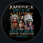 アメリカはそれを愛する与えか、またはバック先住民アメリカ40 缶バッジ<br><div class="desc">アメリカ,ラブ,イット,または,与え,イット,バック,先住民,アメリカ,401</div>