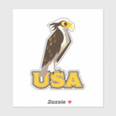 アメリカはっきりしたイーグル シール (シート)