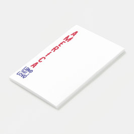 アメリカはっきりした:、誇りを持った、フリー ポストイット