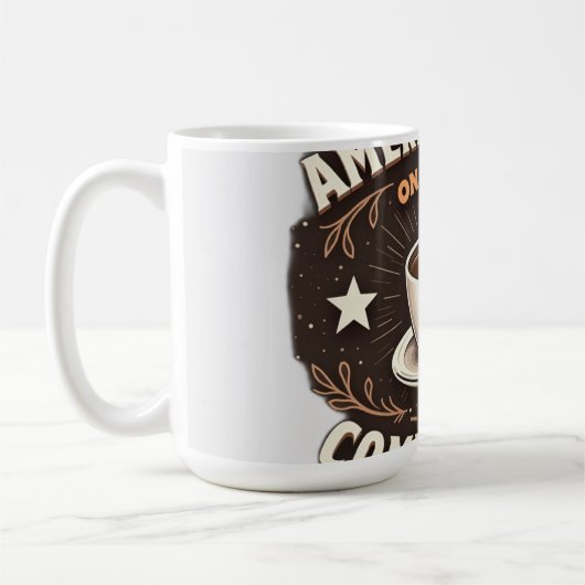 アメリカはコーヒーと不満で回っている コーヒーマグカップ (左)