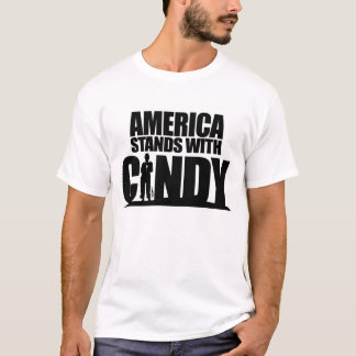 アメリカはシンディと立ちます Tシャツ